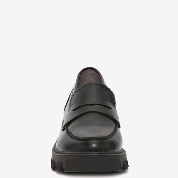 Loafer Black Lug Sole Chunky Penny Crown Vtg 8W Preppy Streetwear Classic Casual - Picture 4 of 8